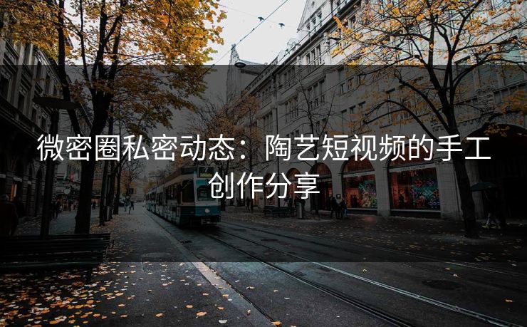微密圈私密动态：陶艺短视频的手工创作分享