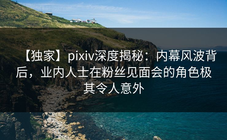 【独家】pixiv深度揭秘：内幕风波背后，业内人士在粉丝见面会的角色极其令人意外